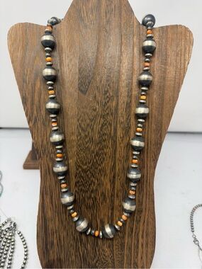 Navajo Pearl & Spiny Oyster Necklace